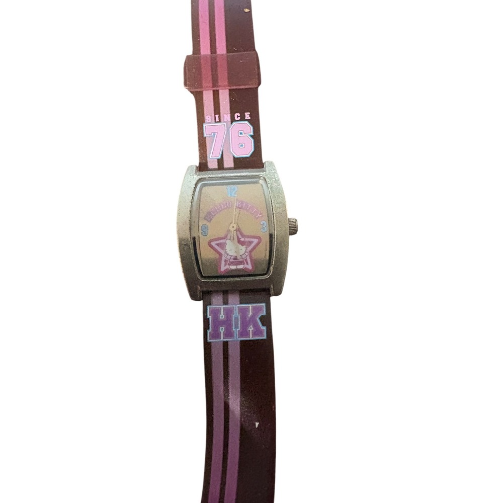 Sanrio Hello Kitty Vintage 2003 Watch HK105 Brown Pink Y2K SanrioCore Japan Movt